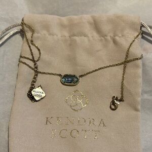 Kendra Scott Gold Abalone Shell Neclace